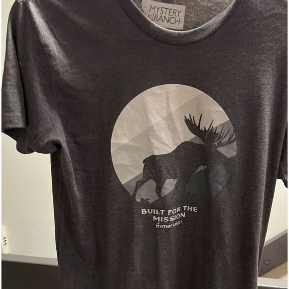 Mystery Ranch Gray Graphic T-Shirt for Men Small #108 - Picture 1 of 5